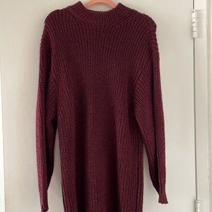 ASOS cable-knit dress, size US 8, UK 12, EU 40